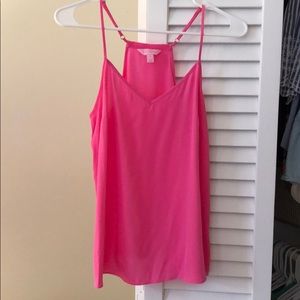 Lilly Pulitzer Pink Silk Top
